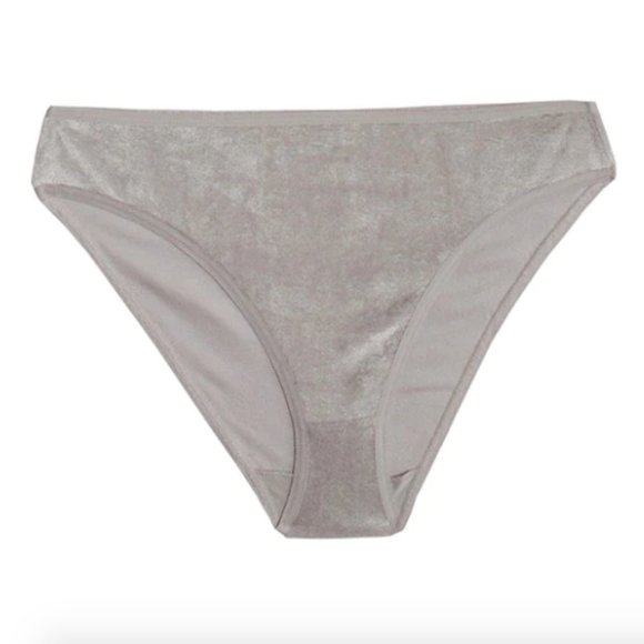 BNWT Baserange Bell Underwear in grey velvet - Picture 9 of 10